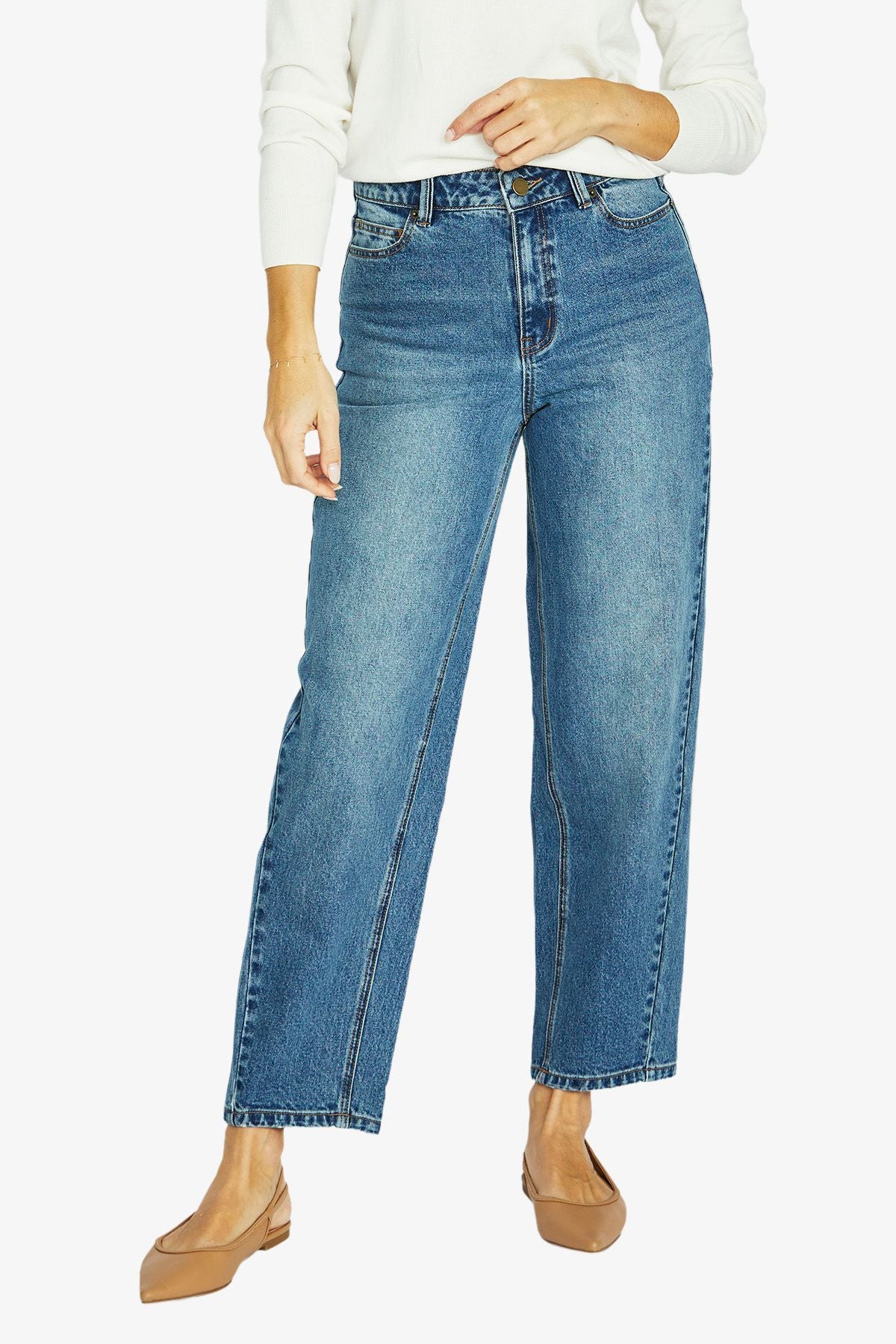 Jump Barrel Leg Jeans