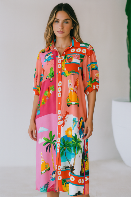 Joop & Gypsy San Sabastian Short Sleeve Dress
