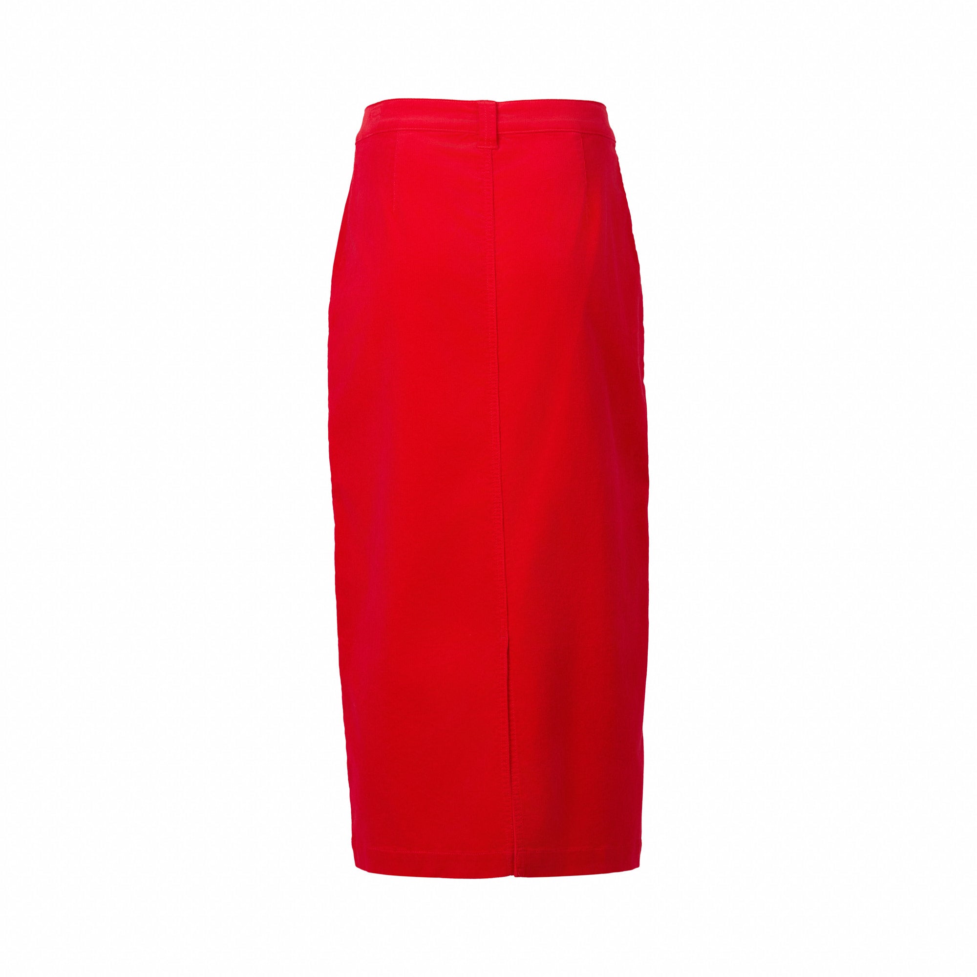 Vassalli Mid Length Cord Skirt - Fiesta