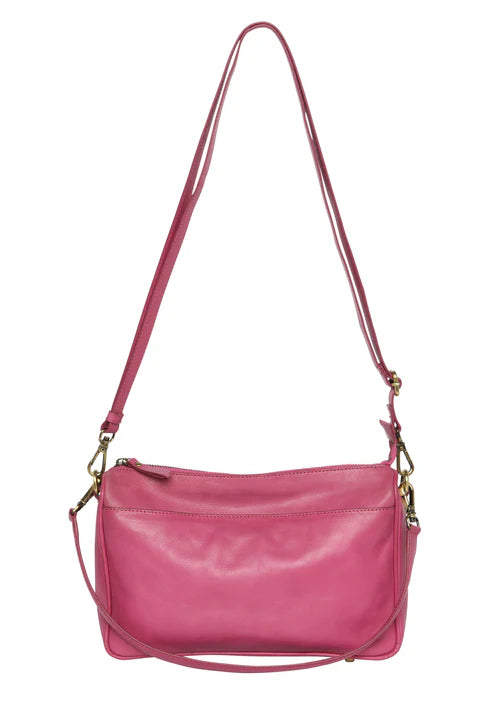 Cosgrove & Co Alex Barrel Shoulder Bag - Fuschia