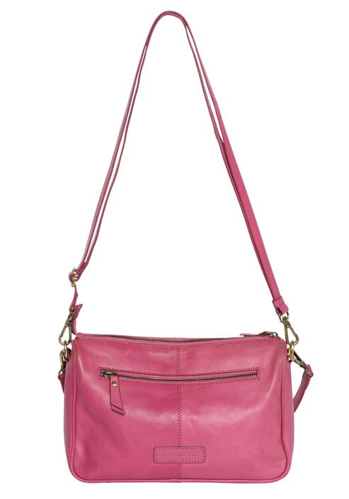 Cosgrove & Co Alex Barrel Shoulder Bag - Fuschia