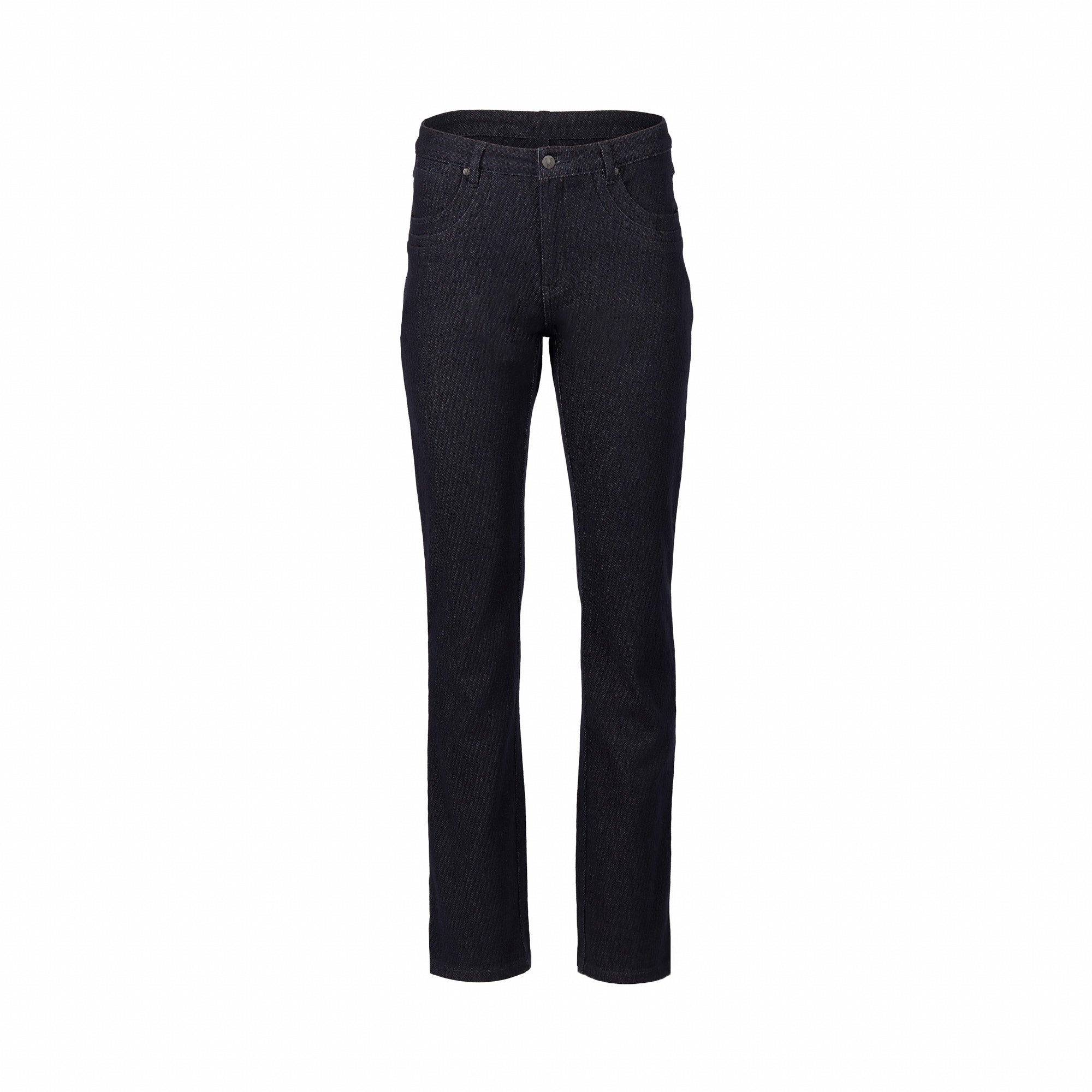 Vassalli Slim Leg Full Length Jean - Ink Texture