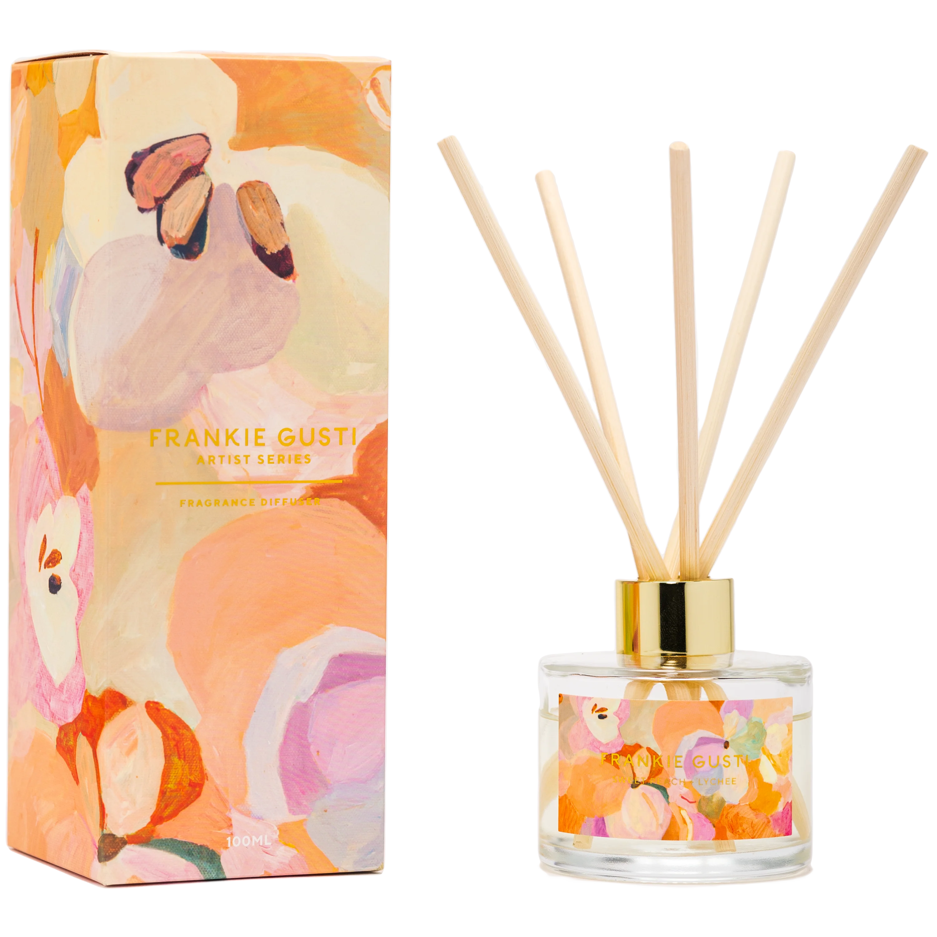 Frankie Gusti Sweet Peach & Lychee | Jade Fisher | Artist Series Diffuser