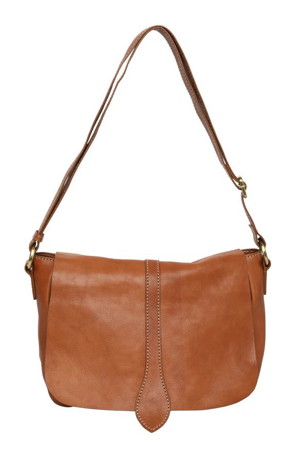 Cosgrove & Co Grace Saddle Bag - Tobacco