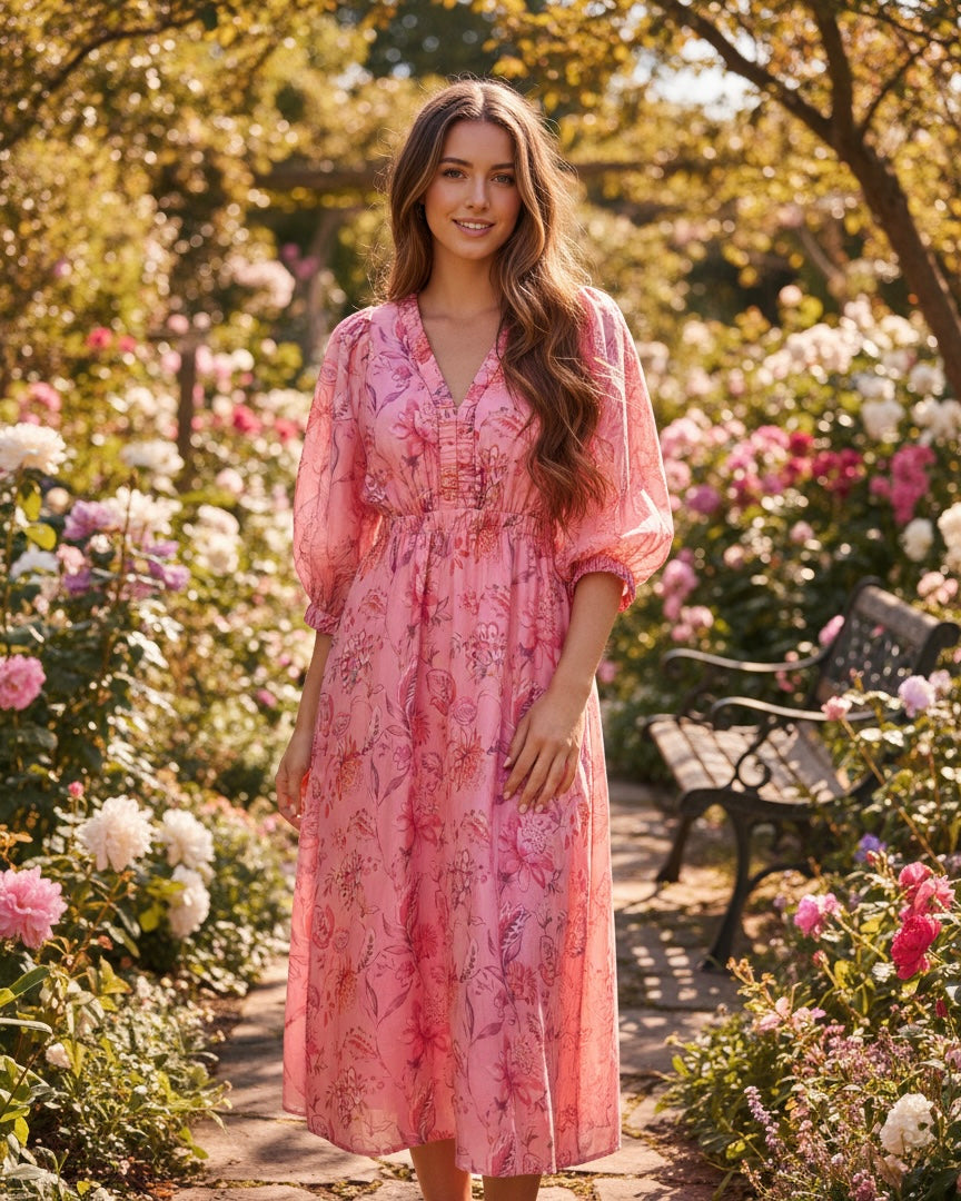 Liberty Rose Secret Garden Midi Dress