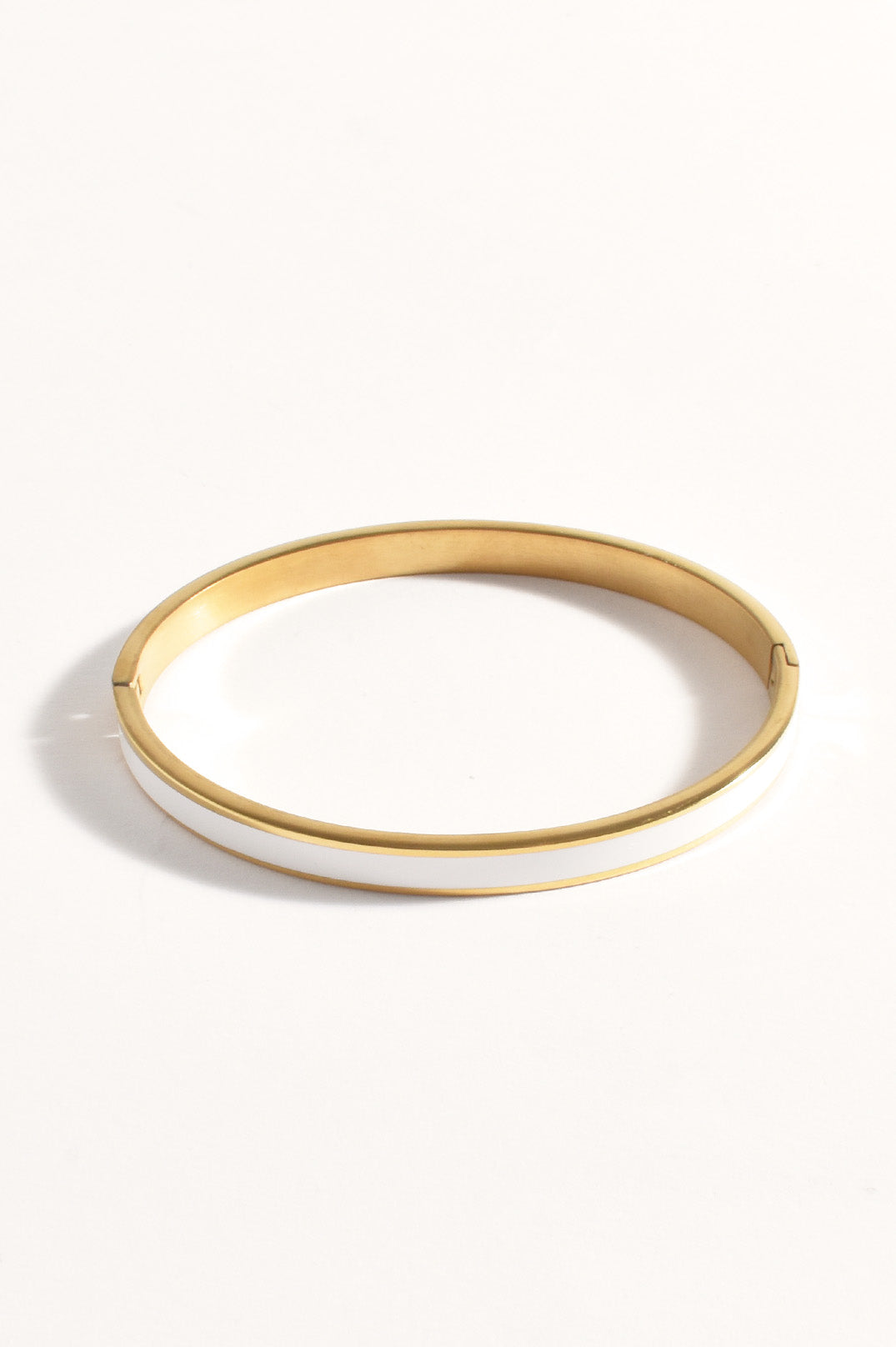 Adorne Enamel Metal Thin Bracelet