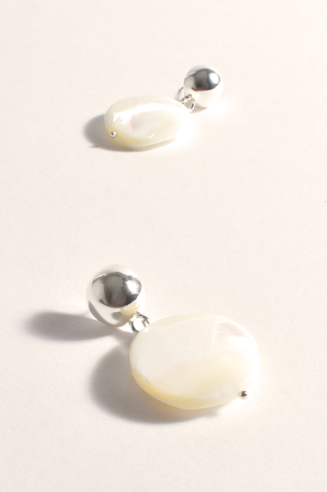Adorne Mother of Pearl Dome Top Event Earrings