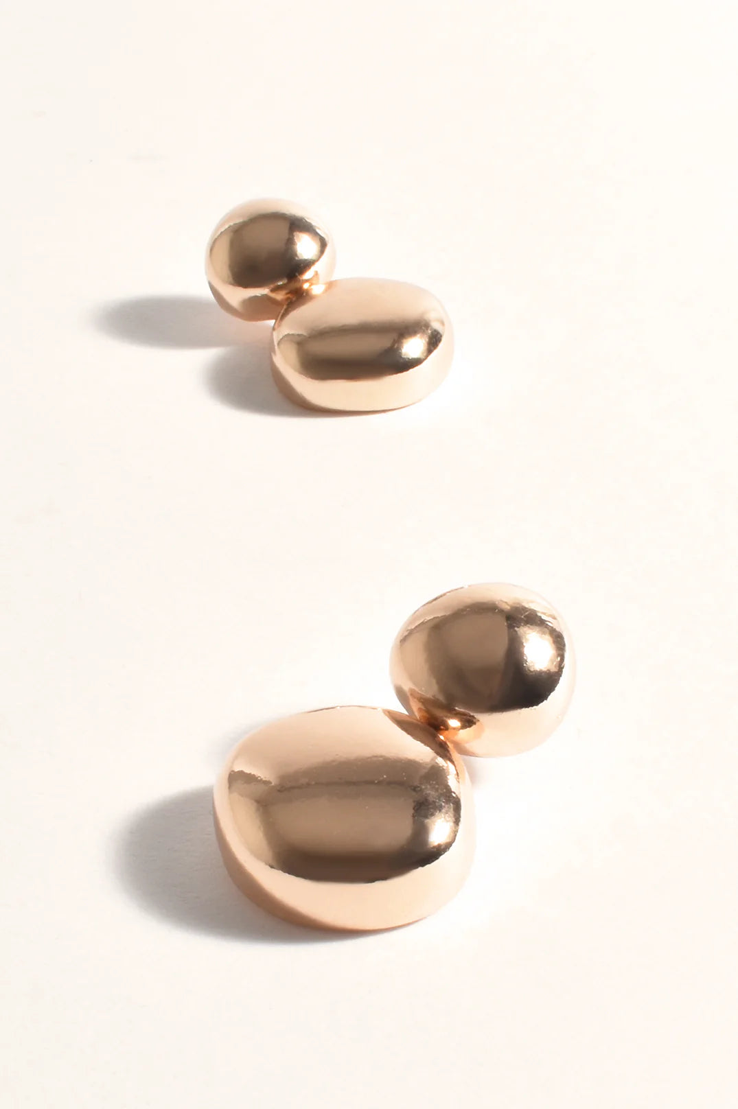 Adorne Metal Pod Drop Earrings