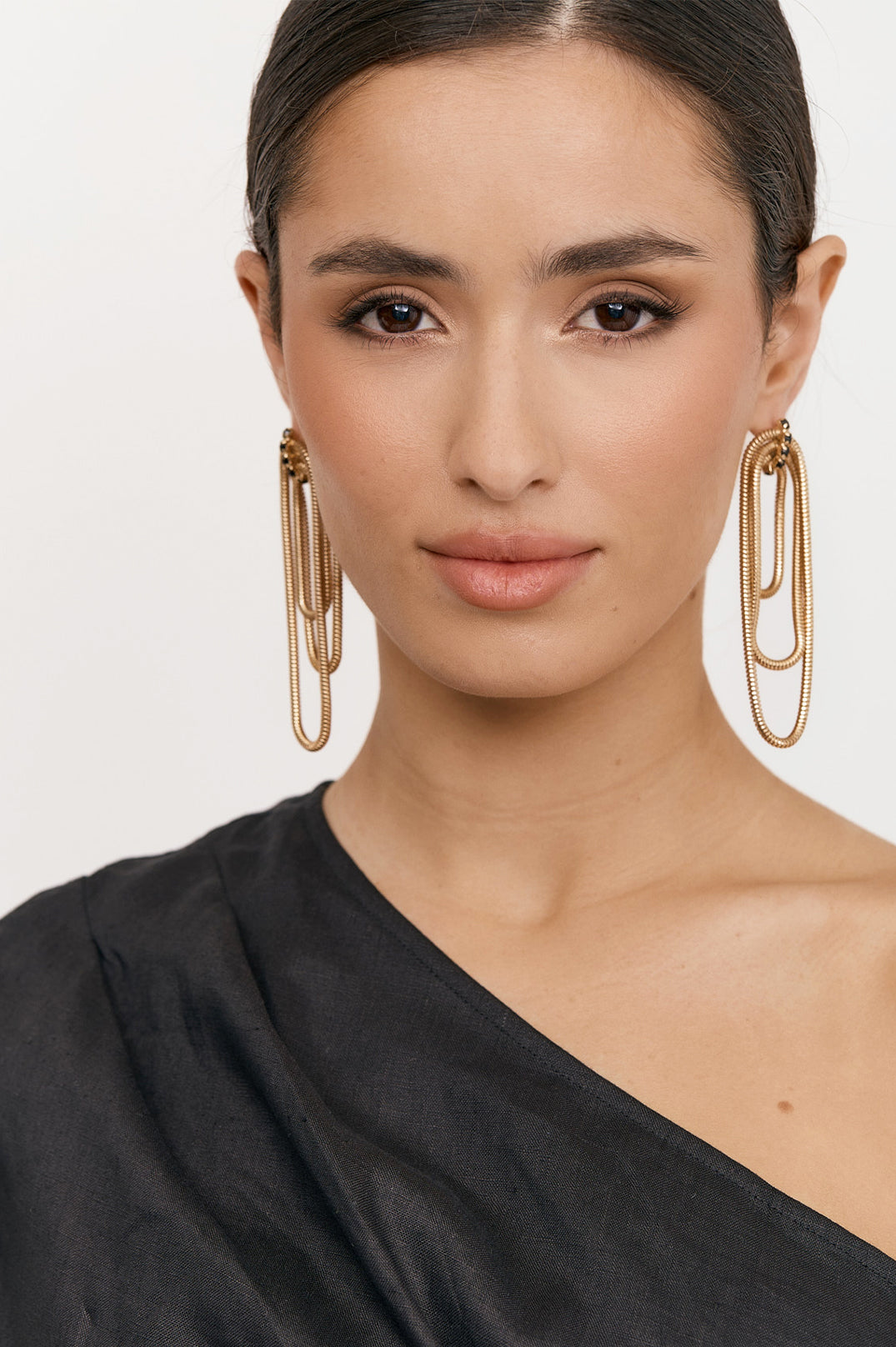 Adorne Diamante Chain Event Earrings