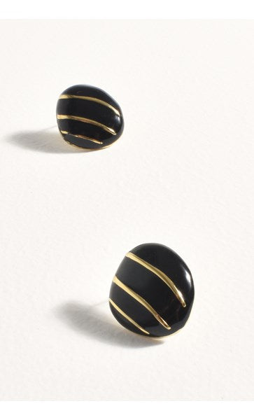 Adorne Irregular Stripe Stud Earrings