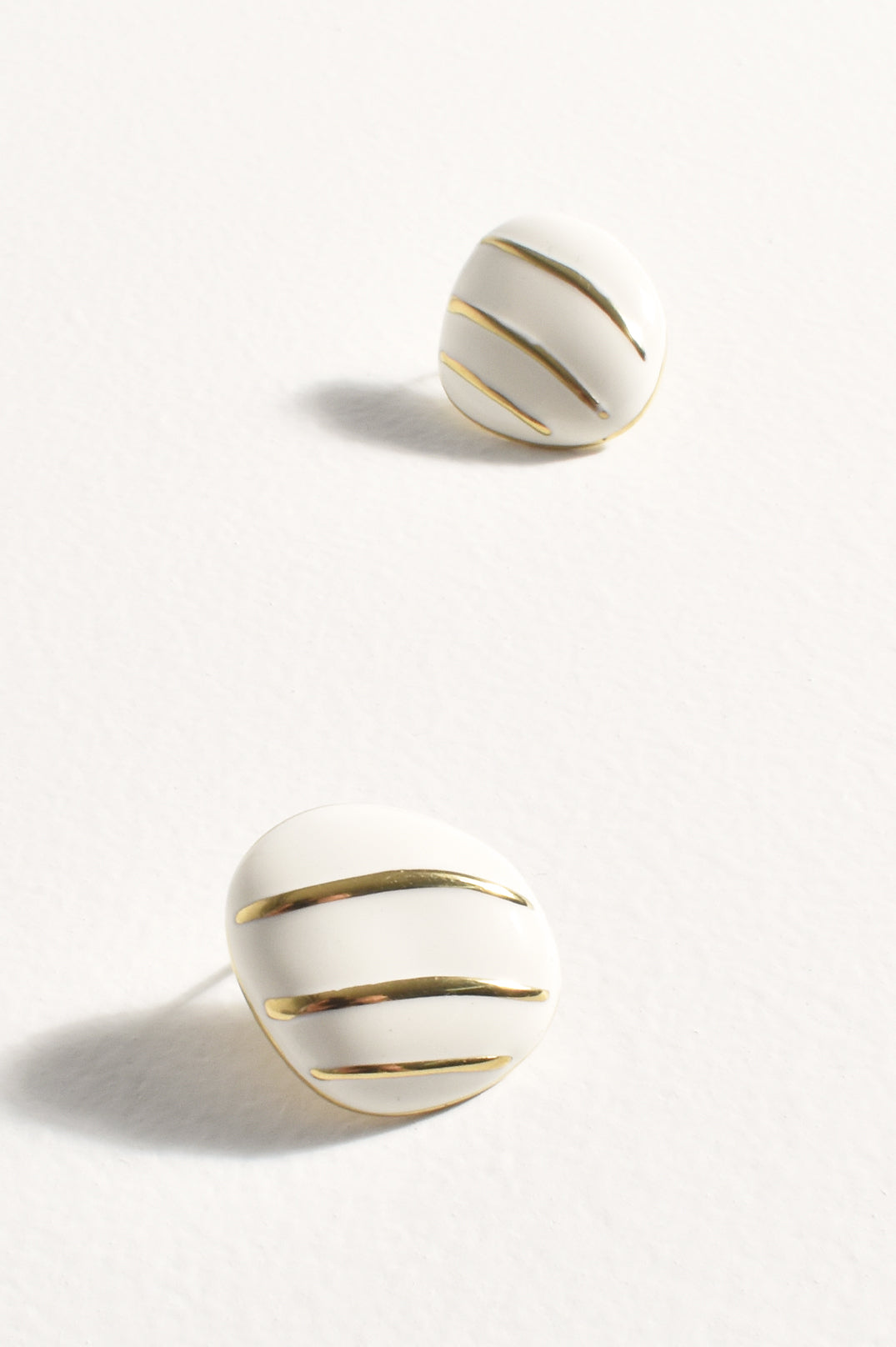 Adorne Irregular Stripe Stud Earrings