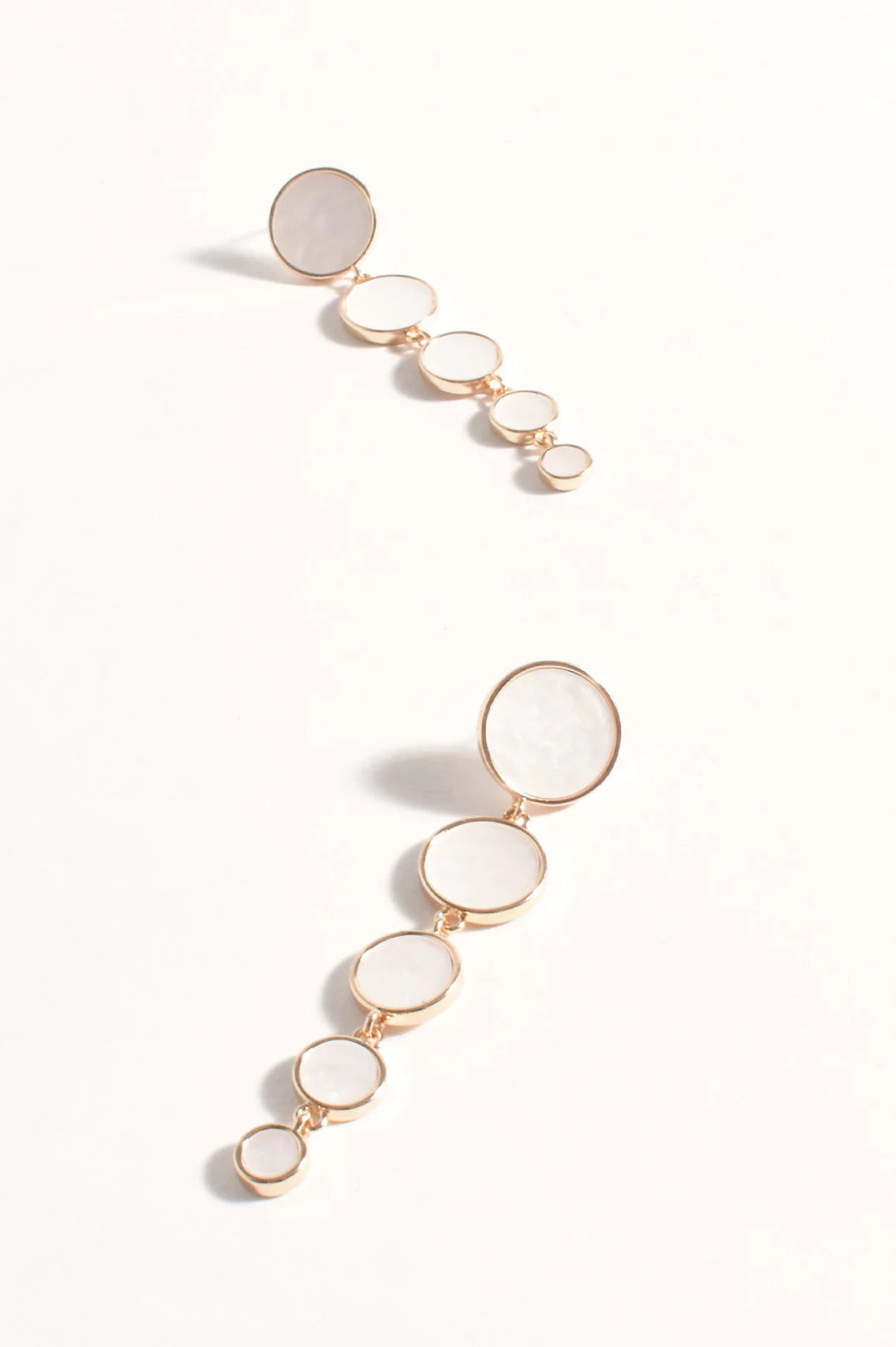 Adorne Graduated Shell Earrings