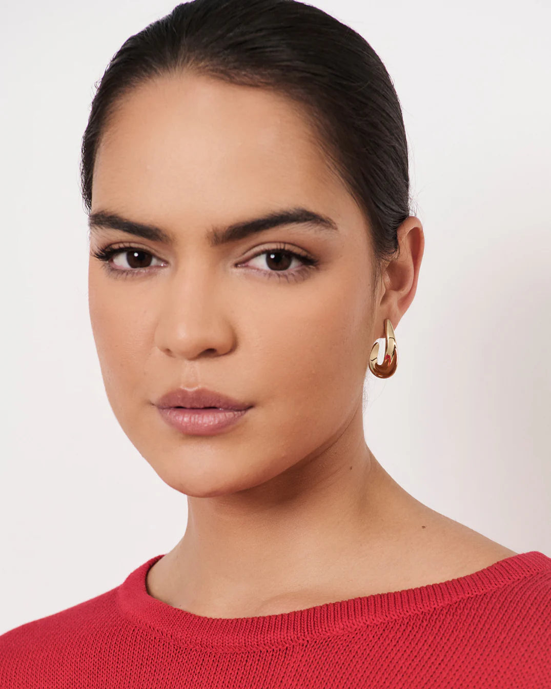 Adorne Spiral Edge Mini Hoops