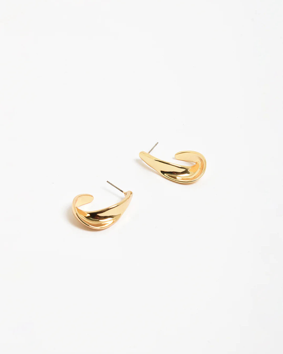 Adorne Spiral Edge Mini Hoops