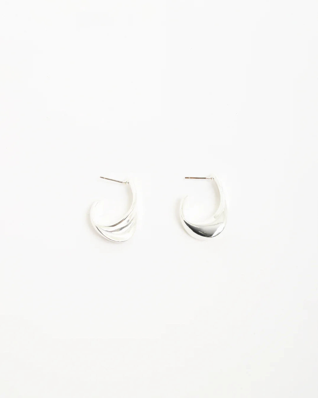 Adorne Spiral Edge Mini Hoops