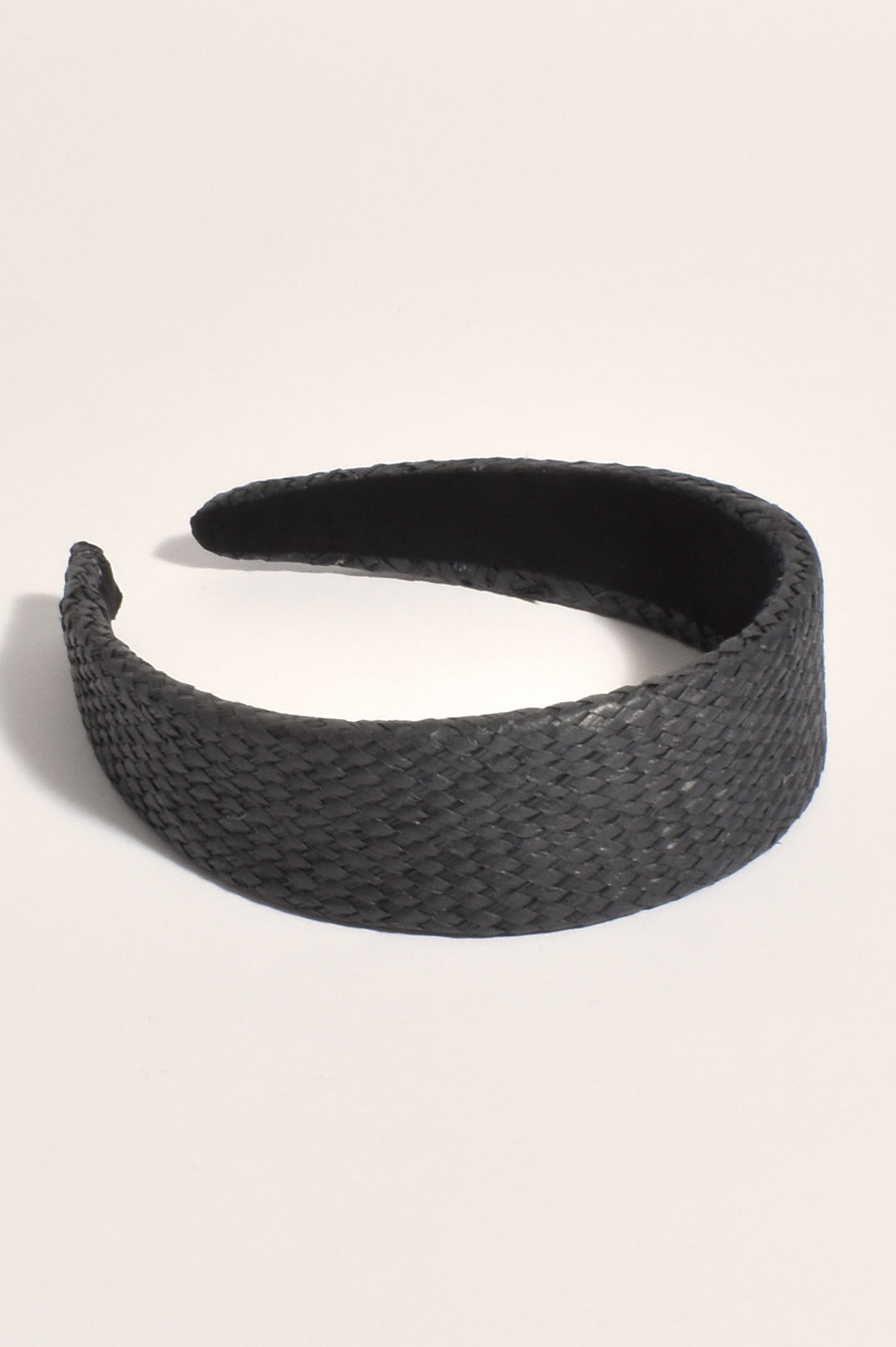 Adorne Dani Weave Headband - Black