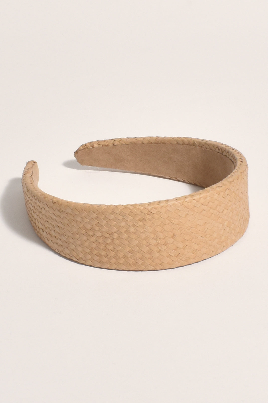 Adorne Dani Weave Headband - Camel