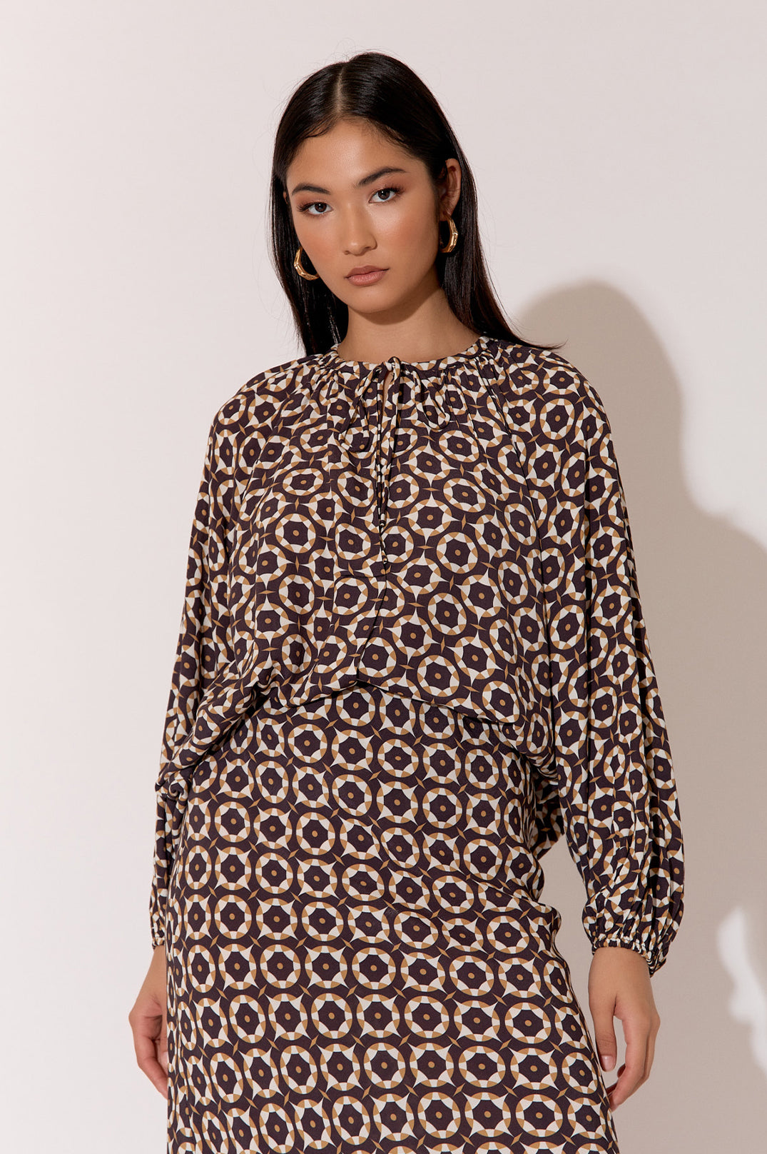 Adorne Isla Geometric Top