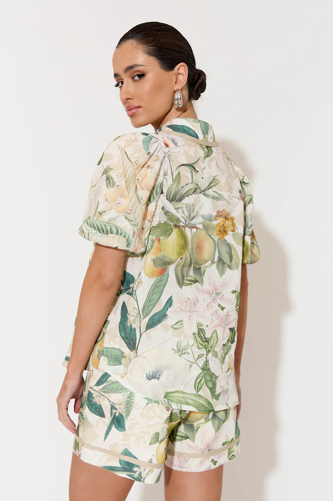 Adorne Kate Adelaide Print Short Sleeve Shirt