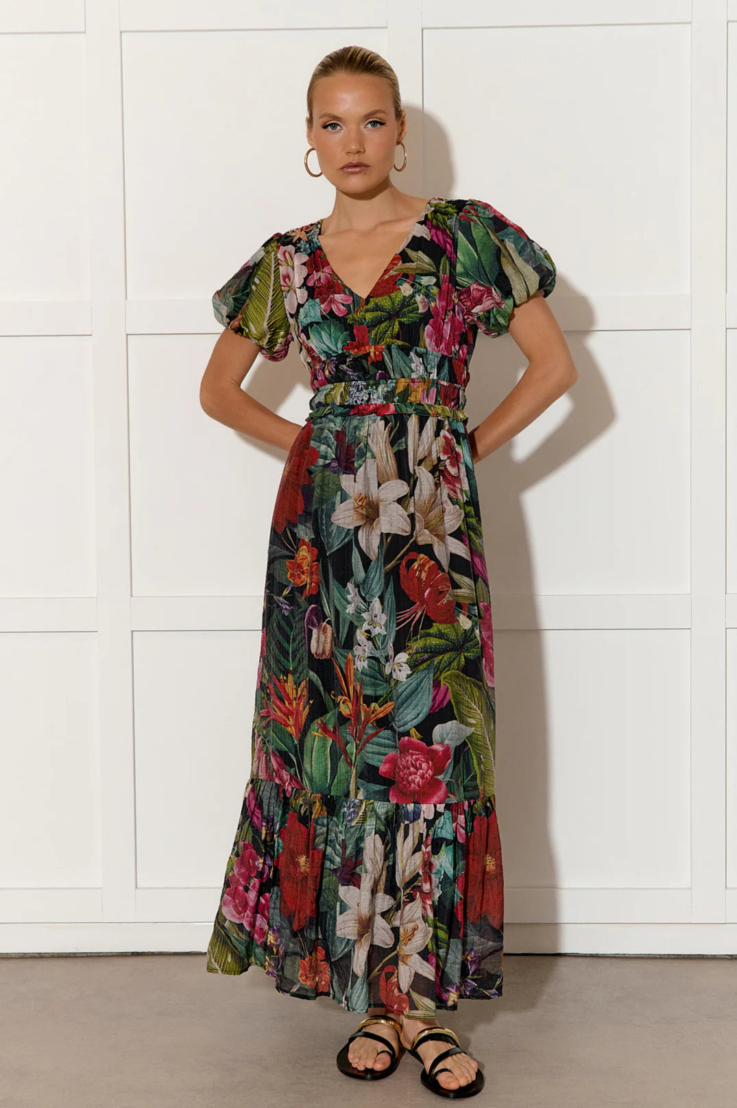 Adorne Ally Floral Maxi Dress