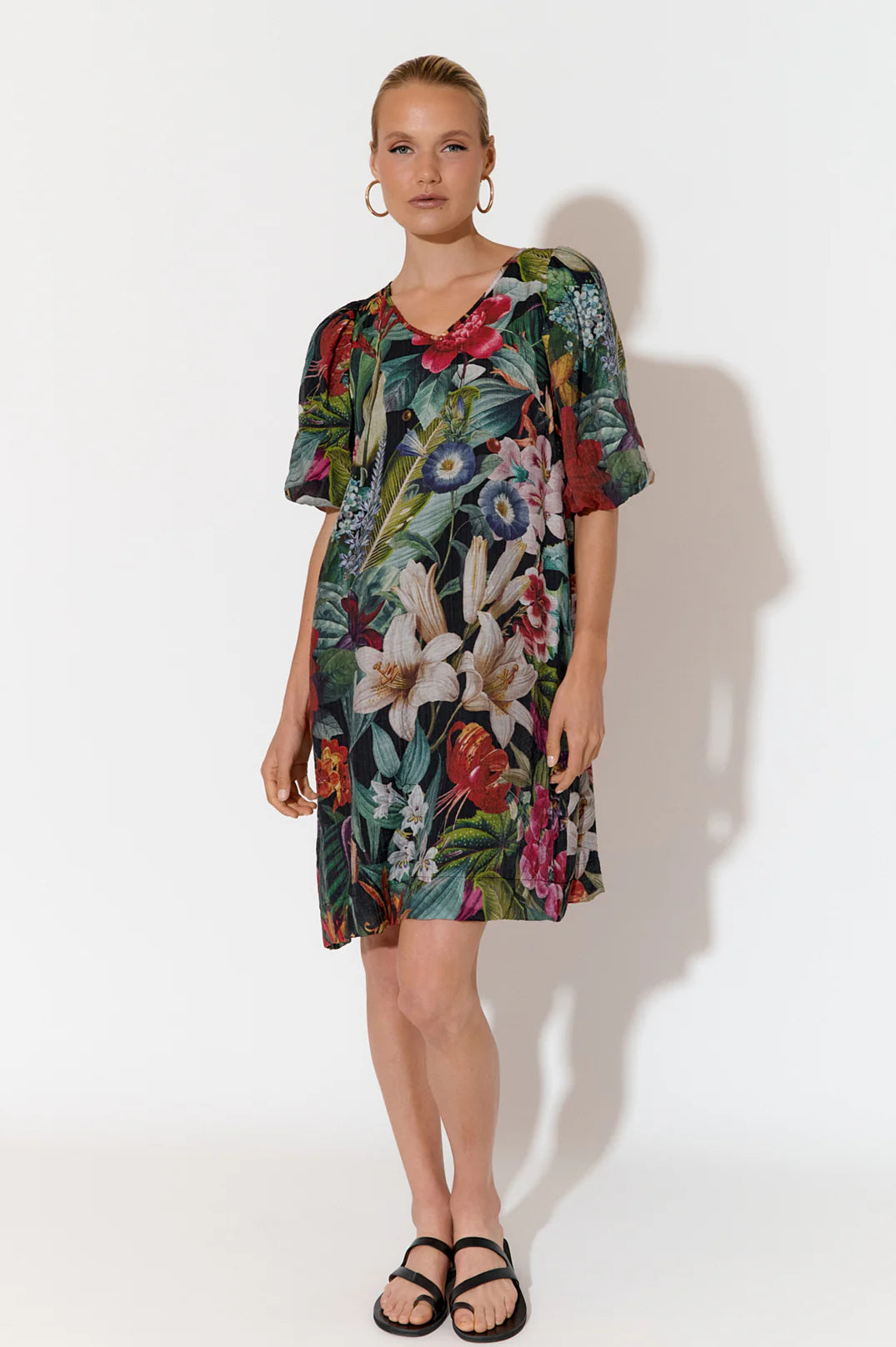 Adorne Bailee Floral Short Dress