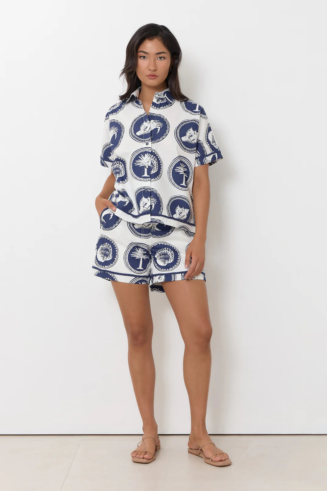 Adorne Millie Whitehaven Printed Shirt