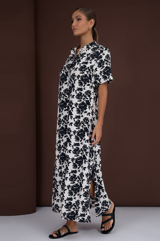 Adorne Agnes Printed Maxi Dress