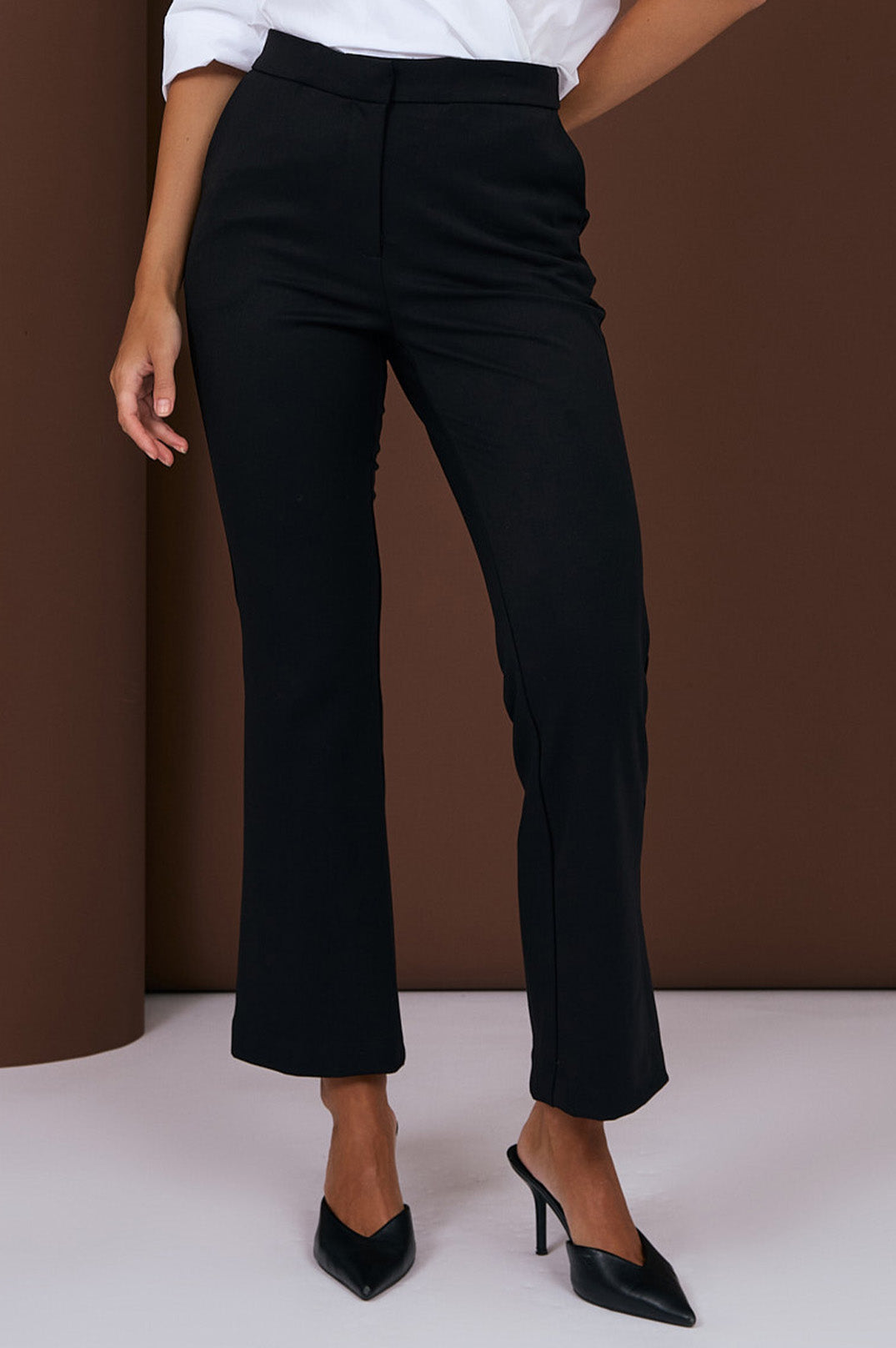 Adorne Sonny Straight Leg Pant - Black