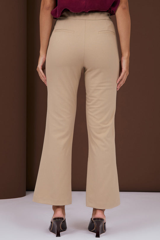 Adorne Sonny Straight Leg Pant - Camel