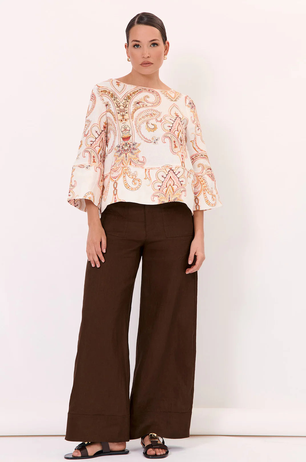 Adorne Phoenix Linen Top
