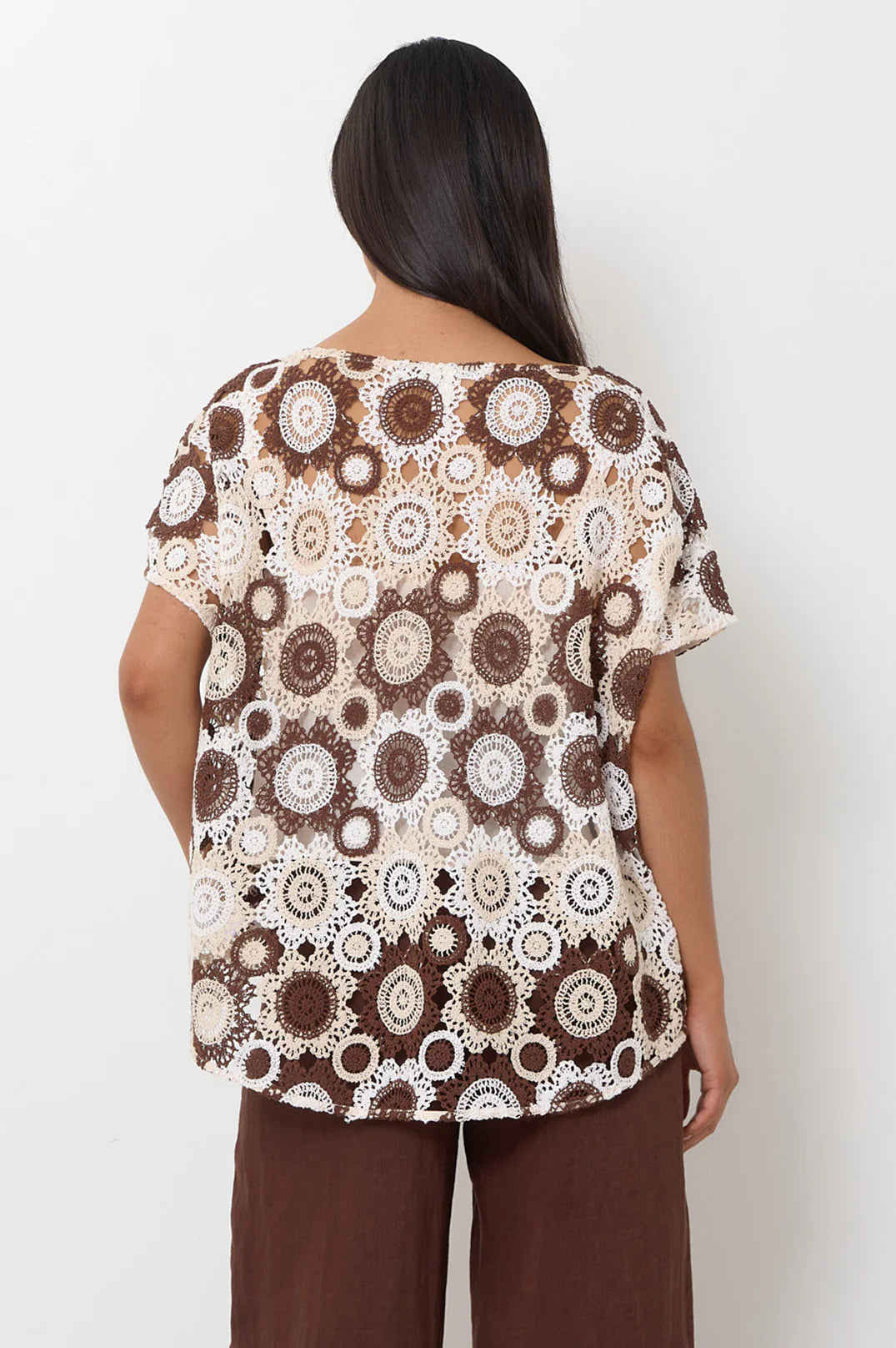 Adorne Claudia Crochet Top