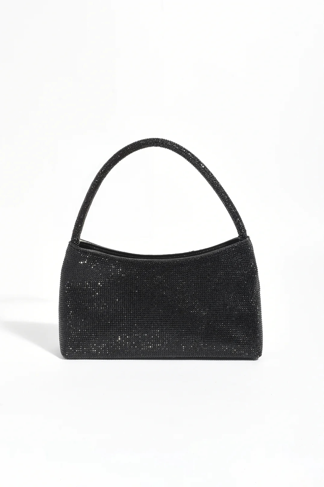 Adorne Astrid Handle Diamante Mini Bag - Black