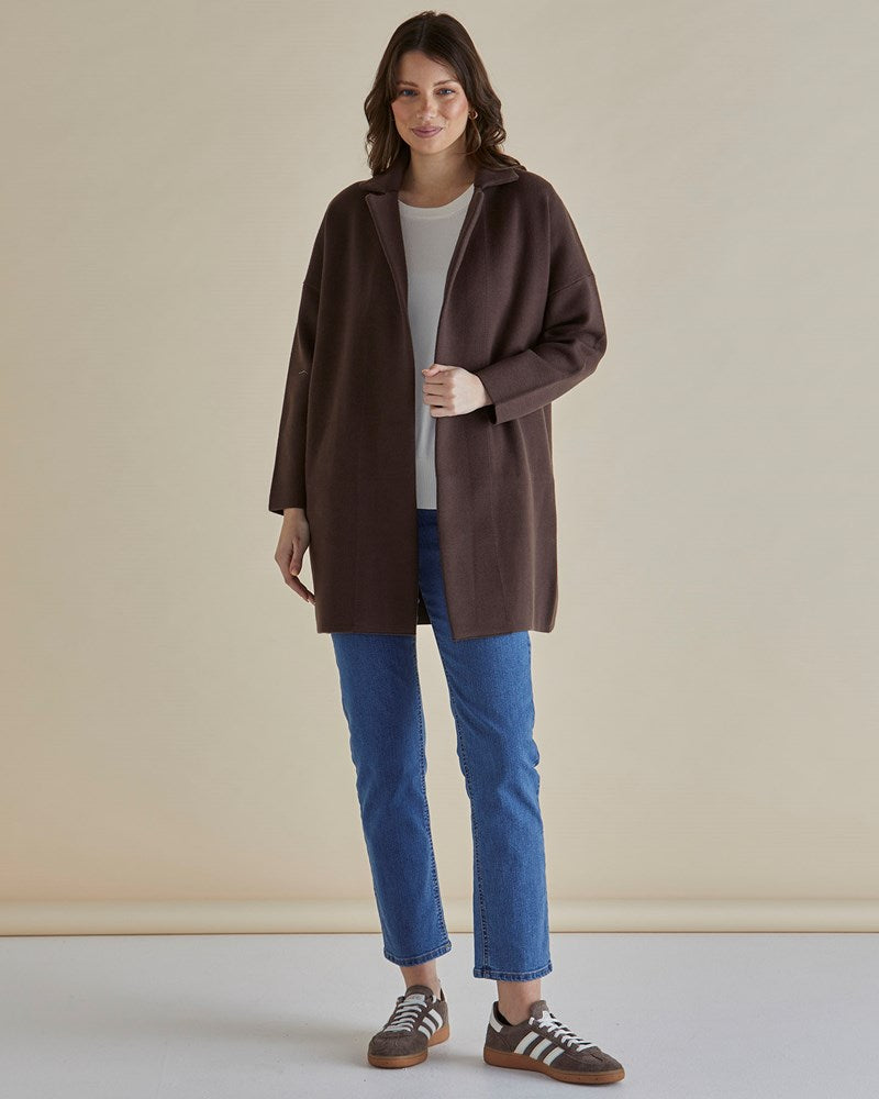 Betty Basics Bristol Coatigan - Brown