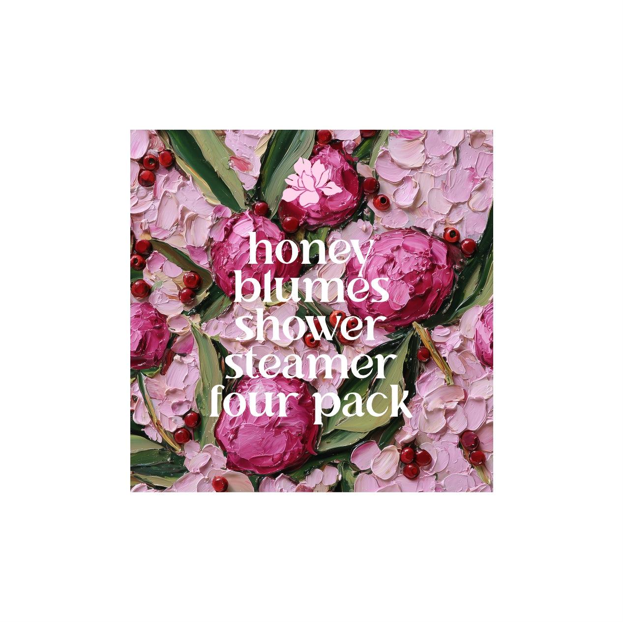Blume & Body Shower Steamer Four Pack - HONEY BLUMES