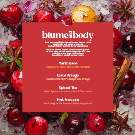 Blume & Body Shower Steamer Four Pack - SUGAR AND SPICE