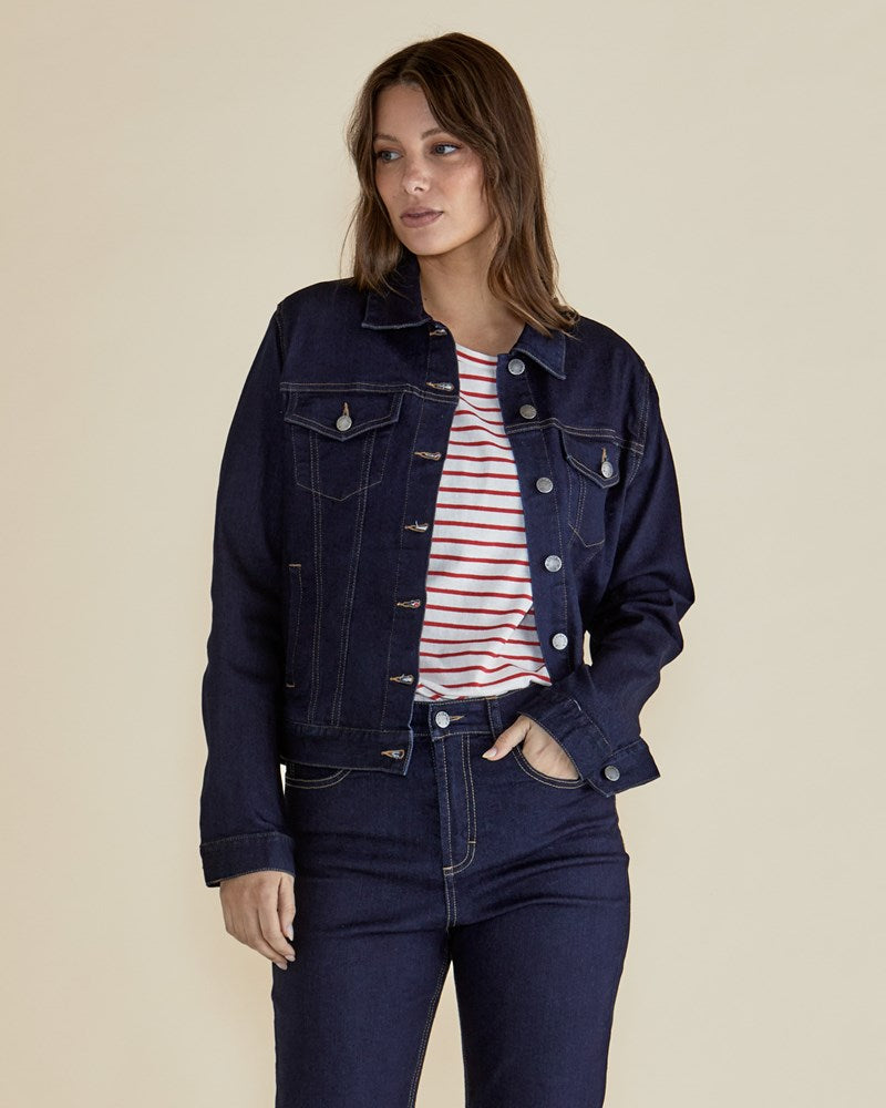 Betty Basics Dane Denim Jacket - Indigo