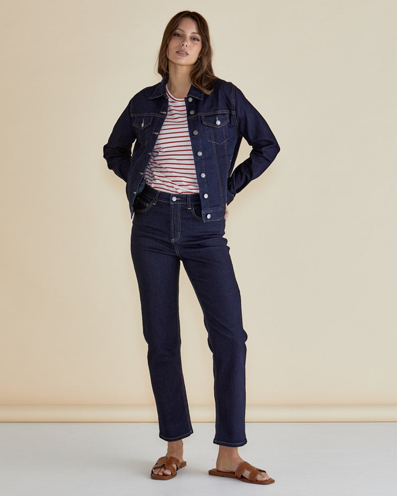 Betty Basics Dane Denim Jacket - Indigo