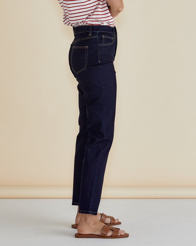 Betty Basics Stella Straight Leg Jeans - Indigo