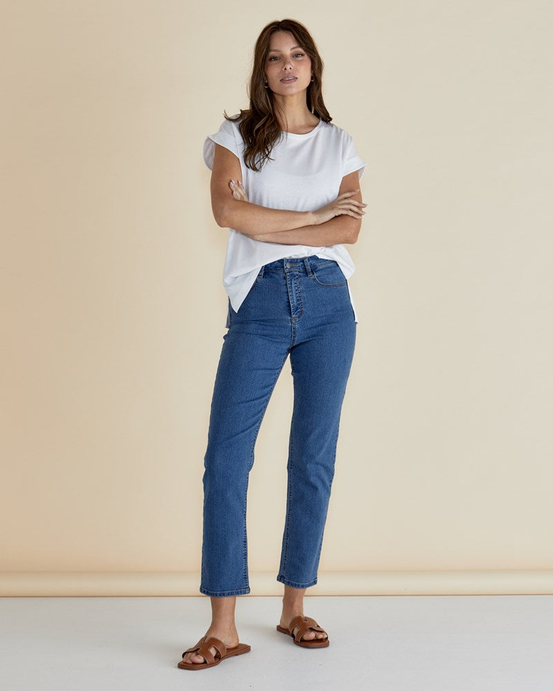 Betty Basics Stella Straight Leg Jeans - Vintage Wash