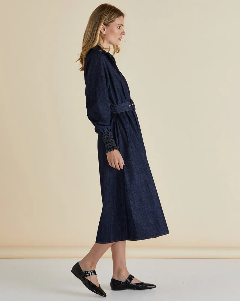 Betty Basics Denmark Denim Dress - Dark Ink