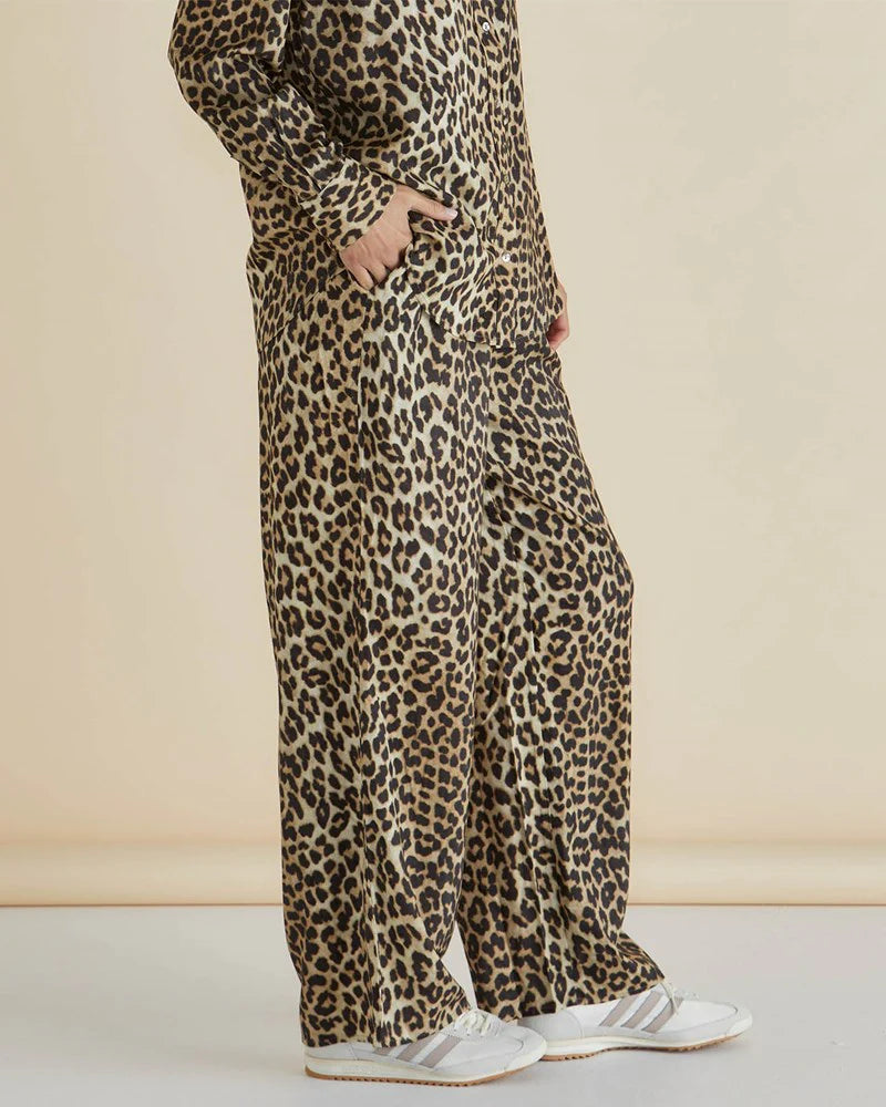 Betty Basics Lexi Pant - Leopard Print