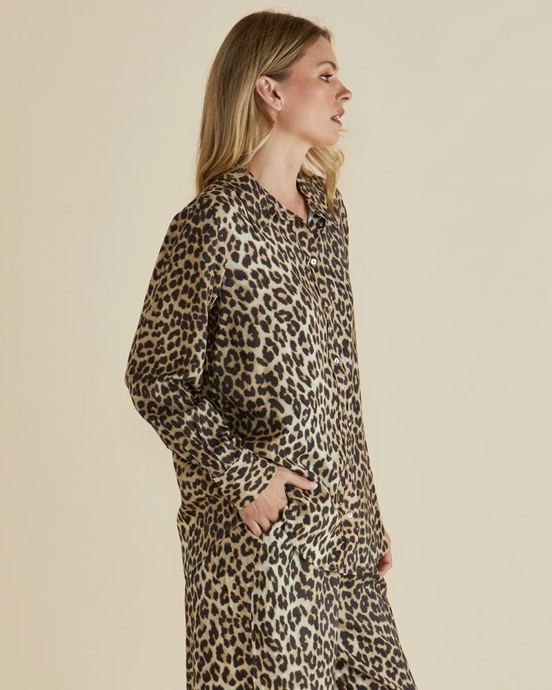 Betty Basics Lexi Shirt - Leopard Print
