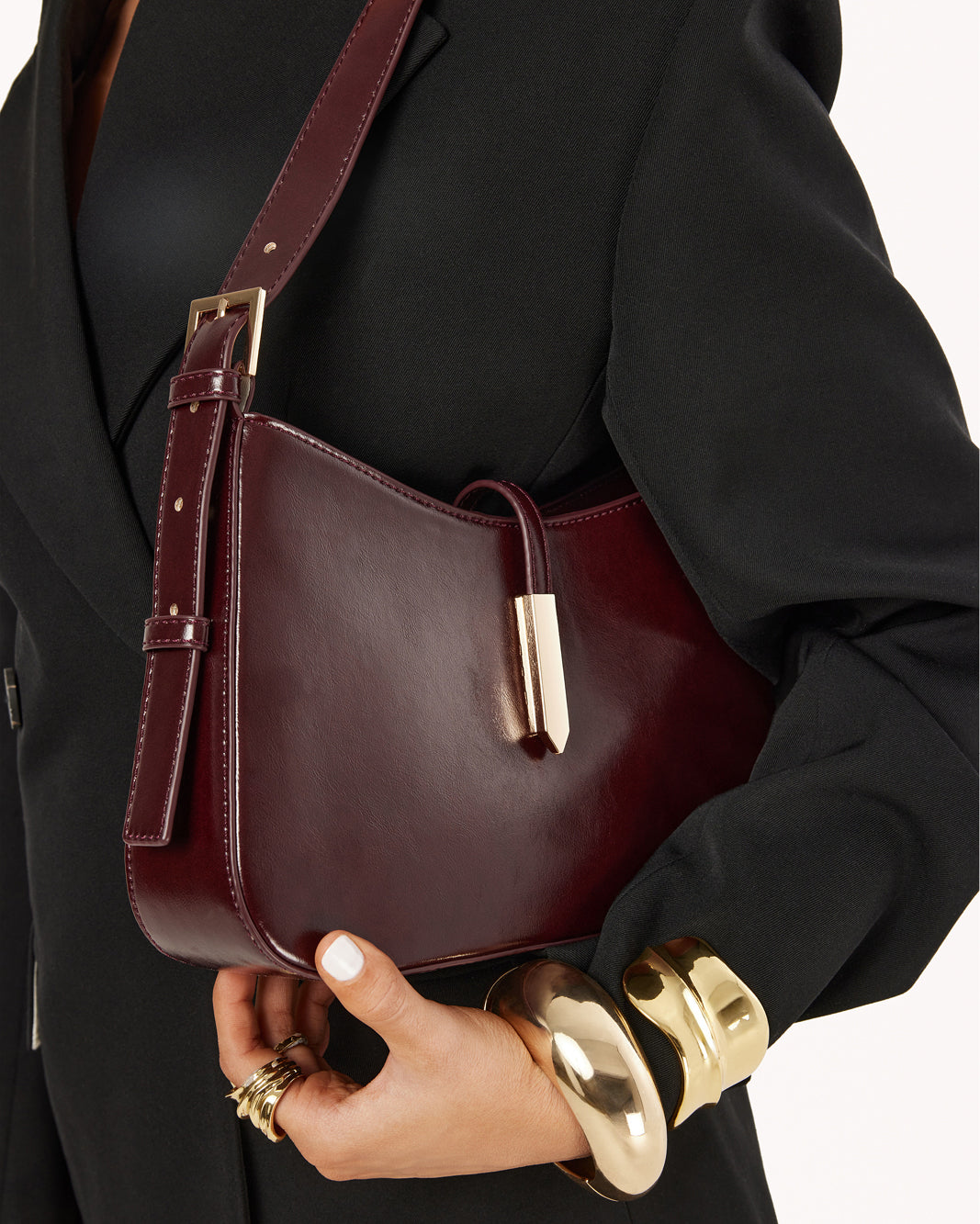 Billini BERGMAN Shoulder Bag - Berry Shine