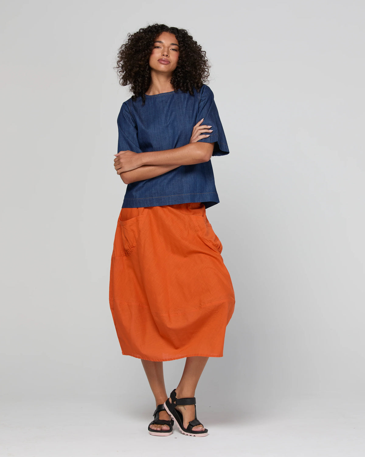 Boom Shankar Guru Skirt - Rust