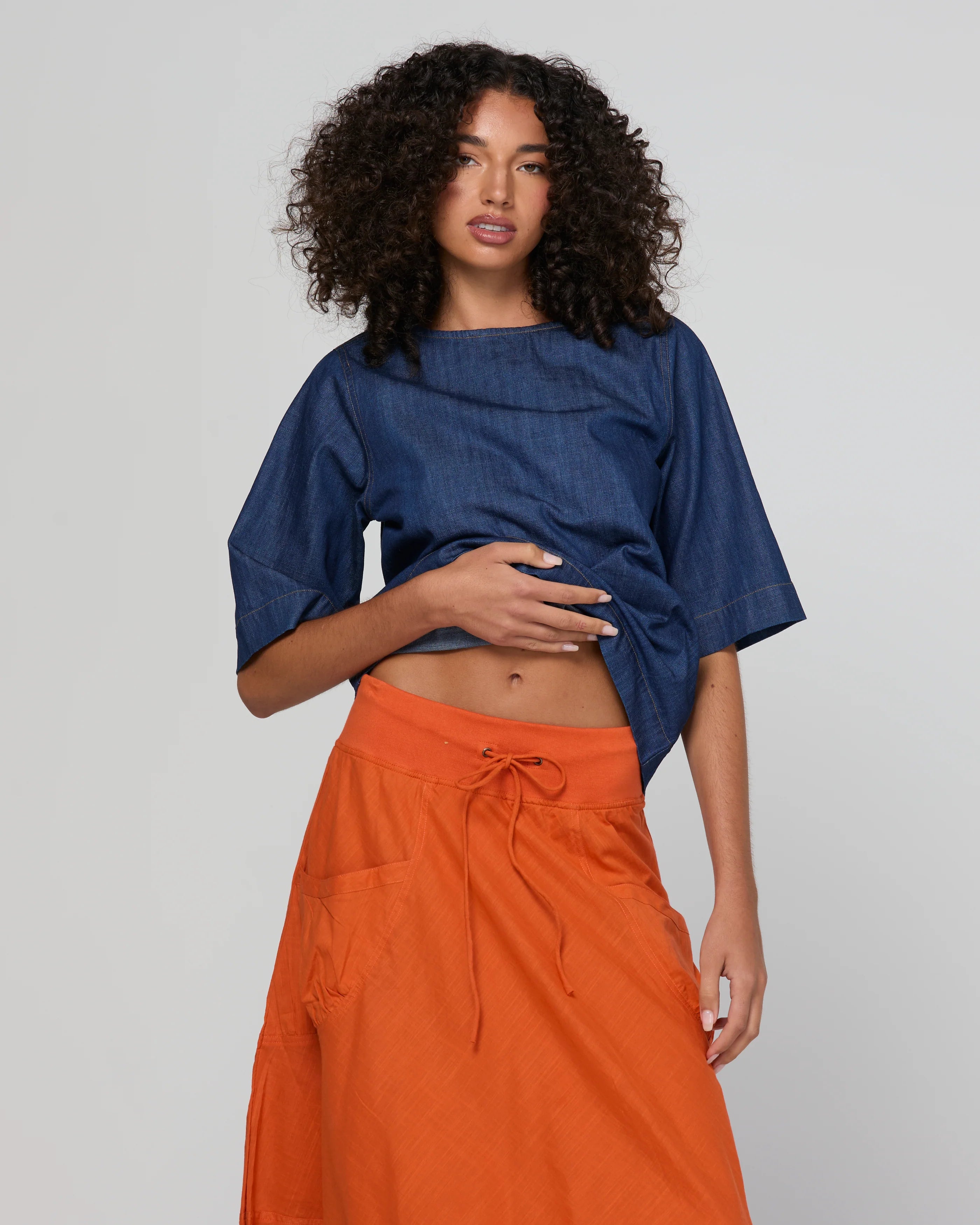 Boom Shankar Guru Skirt - Rust