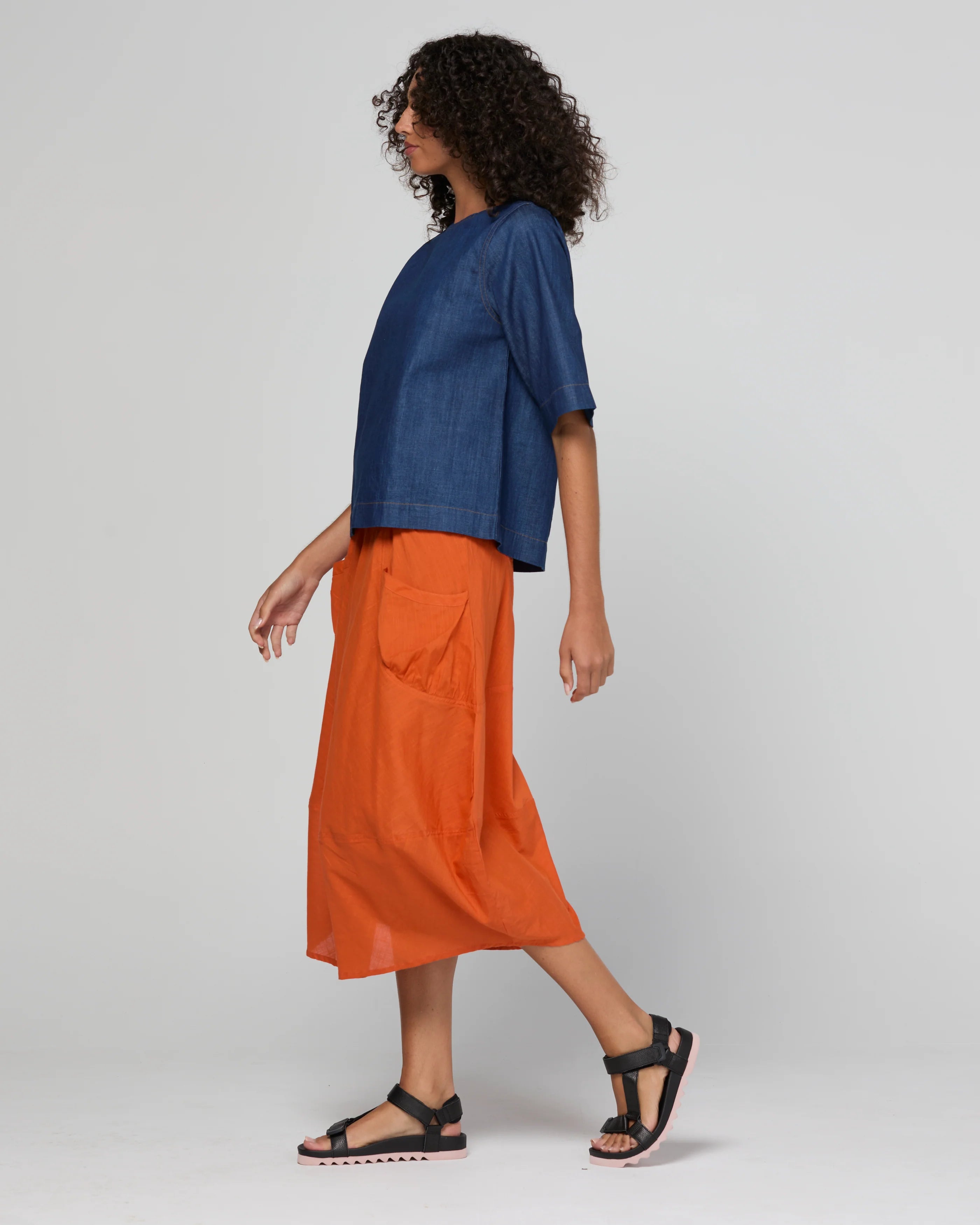 Boom Shankar Guru Skirt - Rust