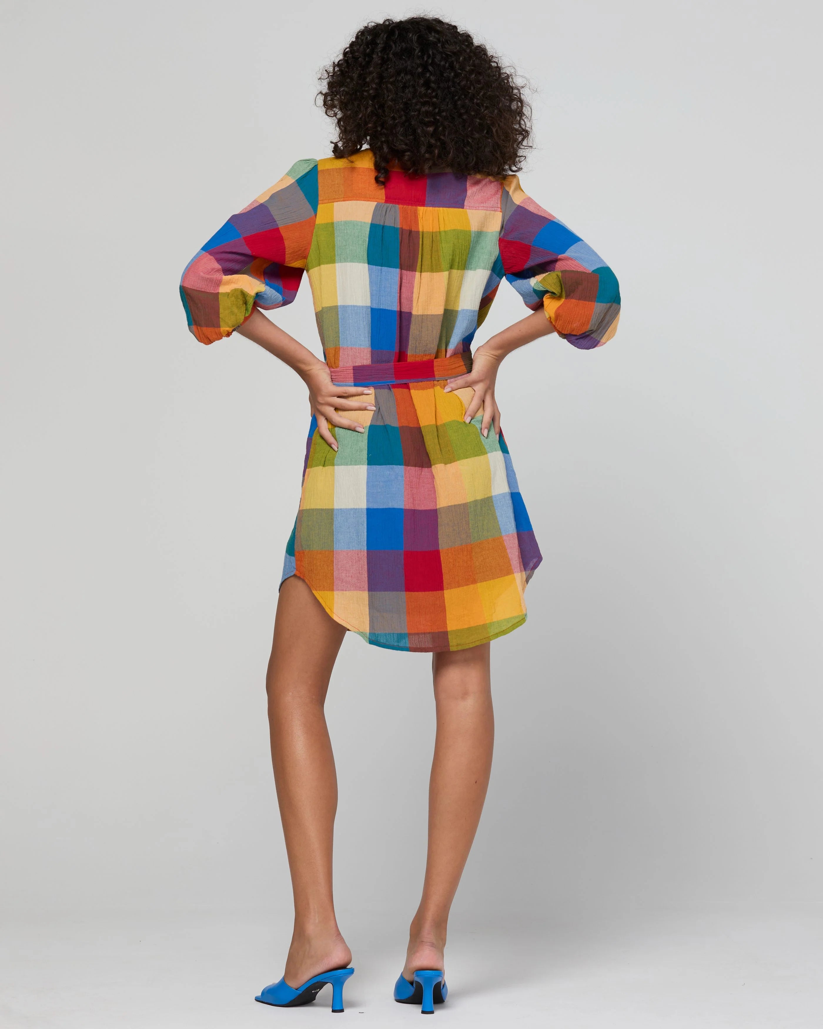 Boom Shankar Pari Shirt Dress - Kingston Check