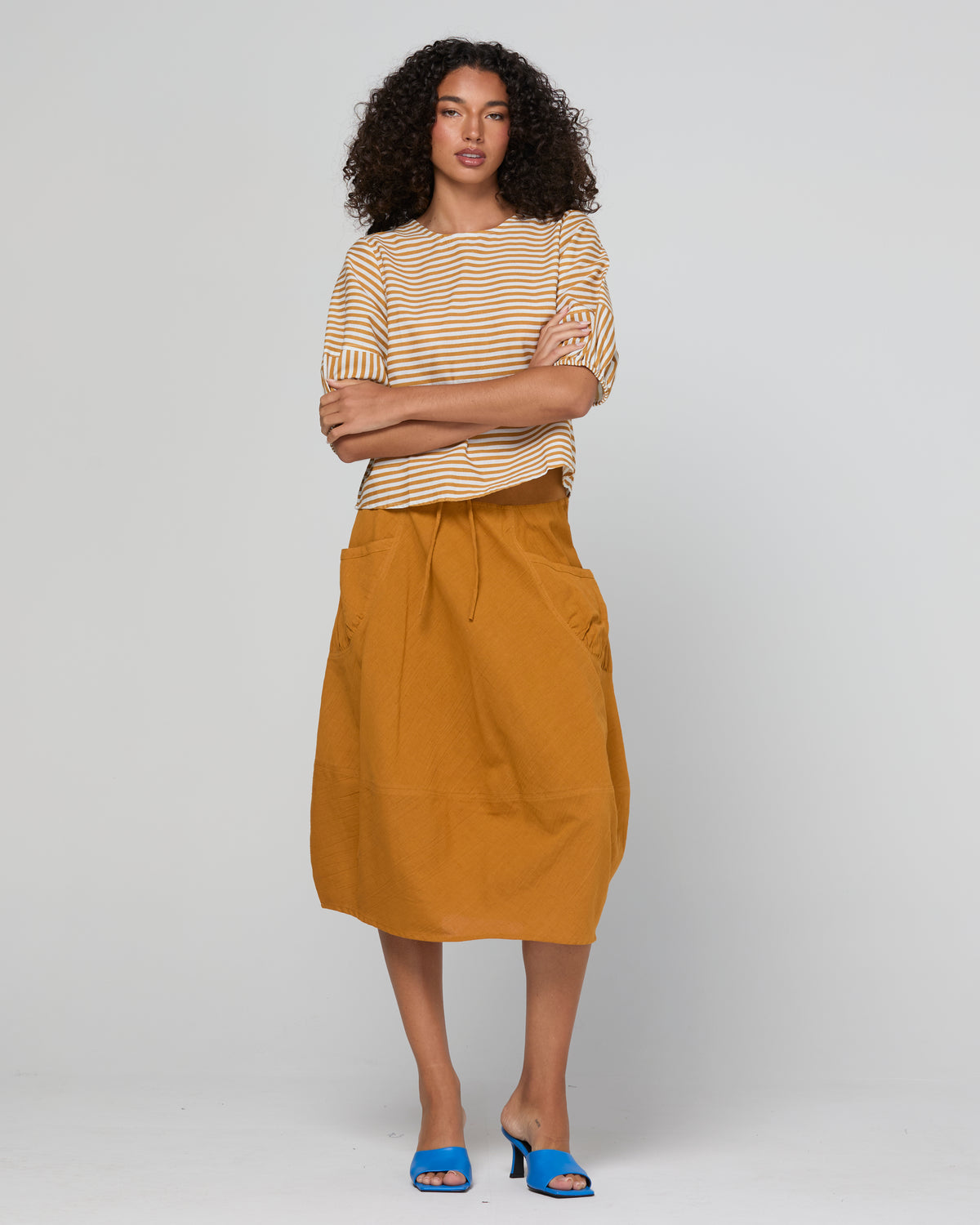 Boom Shankar Guru Skirt - Turmeric