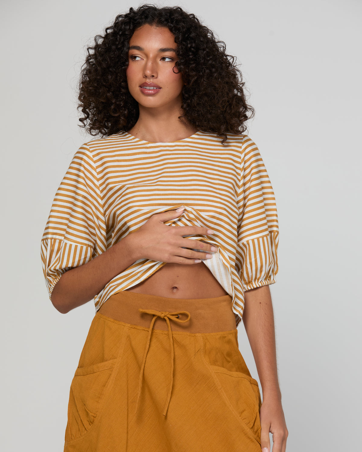 Boom Shankar Guru Skirt - Turmeric