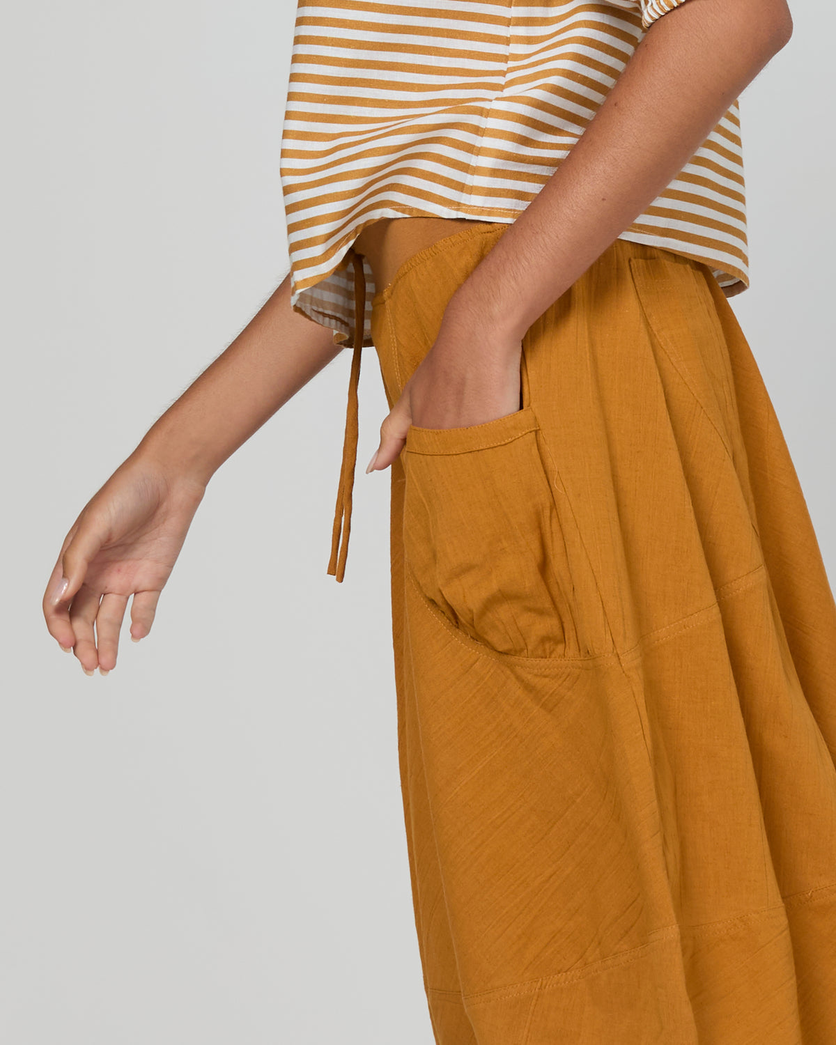 Boom Shankar Guru Skirt - Turmeric